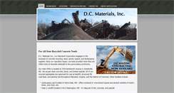 Desktop Screenshot of dcmaterials.com